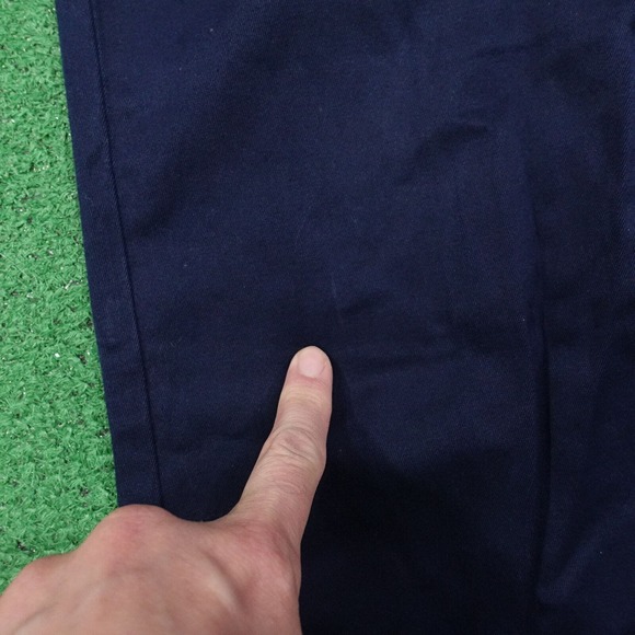 J CREW STRETCH NAVY BLUE FLAT FRONT CHINO PANTS MENS SIZE 32X30 - Picture 5 of 11